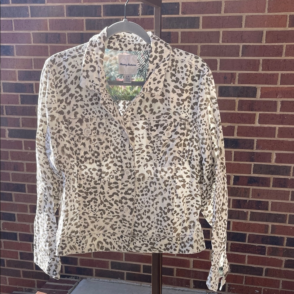 Tommy Bahama Tropical Leaf Print Shirt